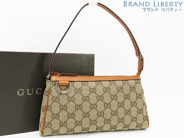 美品 GUCCI GGキャンバス アクセサリーポーチ ショルダーバッグ ベージュ 楽天市場】【バッグ】GUCCI グッチ GGキャンバス アクセサリー