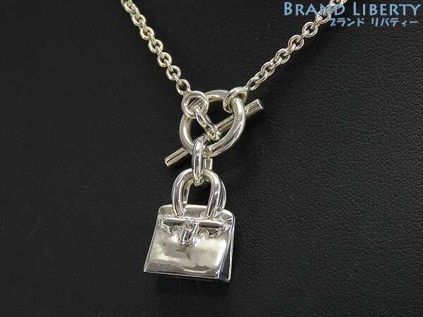 【値下中】エルメス HERMES バーキン ネックレス AG925 シルバー 値下中】エルメス HERMES バーキン ネックレス AG925 シルバー 値下中