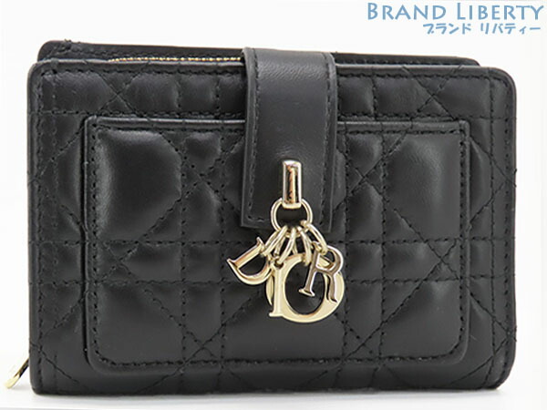 レディディオール　財布 DIOR | Lady Dior Lotus ウォレット カナージュ パテントカーフ