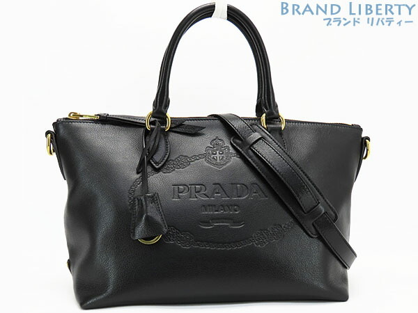楽天市場】【新品同様】プラダ【PRADA】 コルセールバッグ エンブロイ