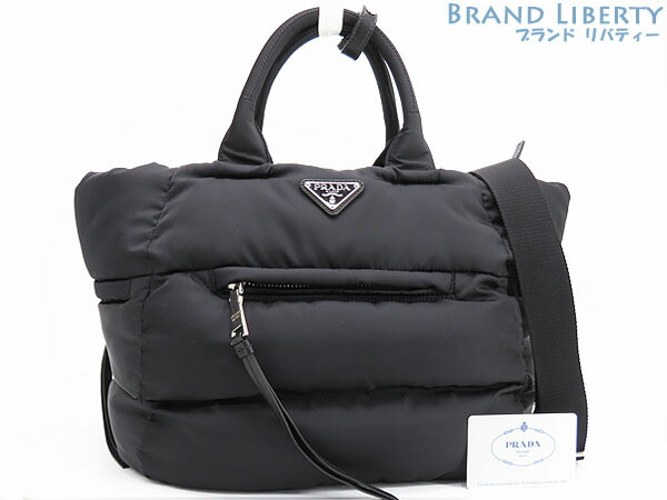 楽天市場】PRADA プラダ ボンバー ハンドバッグ トートバッグ 2WAY