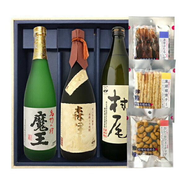 魔王一升瓶三本箱無 魔王』一升瓶(1800ml)【芋焼酎】（25度） | 有限会社 三河屋スーパー