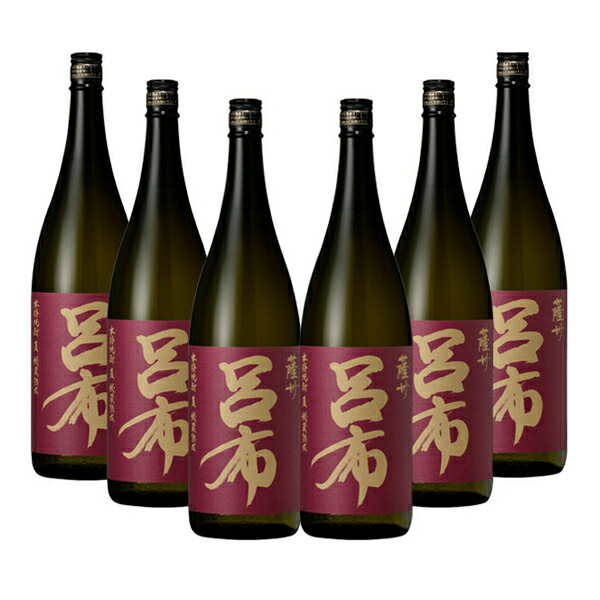 麦焼酎　呂布　1800ml　６本セット【送料無料】≪包装のし不可≫【濱田酒造】（りょふ）【常温便限定】