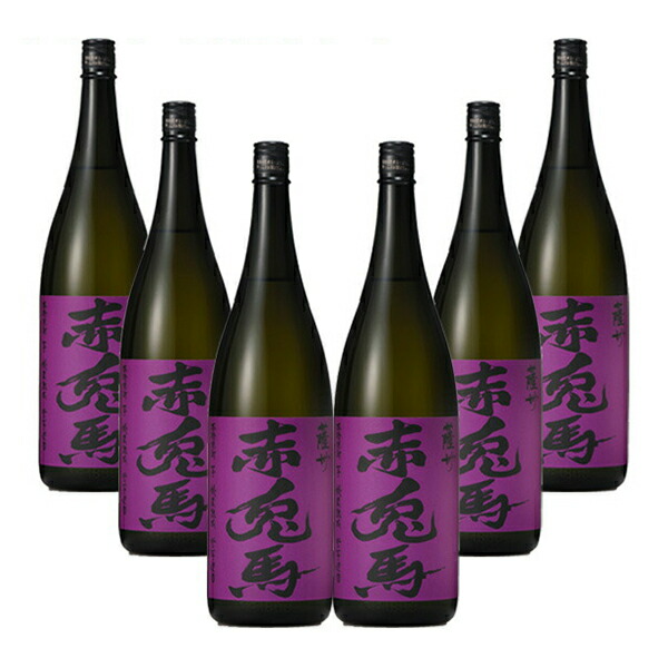紫の赤兎馬 25度 1800ml ６本セット【送料無料】≪包装のし不可≫【濱田酒造】【常温便限定】