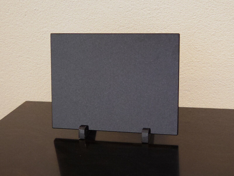 楽天市場】【メモリアルプレート 小】黒ミカゲ石 レーザー彫刻記念石板