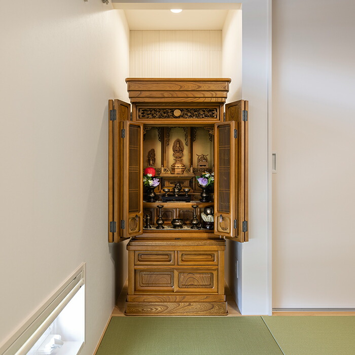 楽天市場】[コンパクト仏壇] 美・BUTSUDANN/XA ウォールナット 【送料