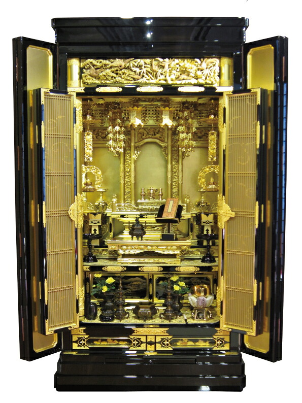 ［金仏壇］近江　西　28号【送料無料】【浄土真宗本願寺派（西本願寺）】 723,800円