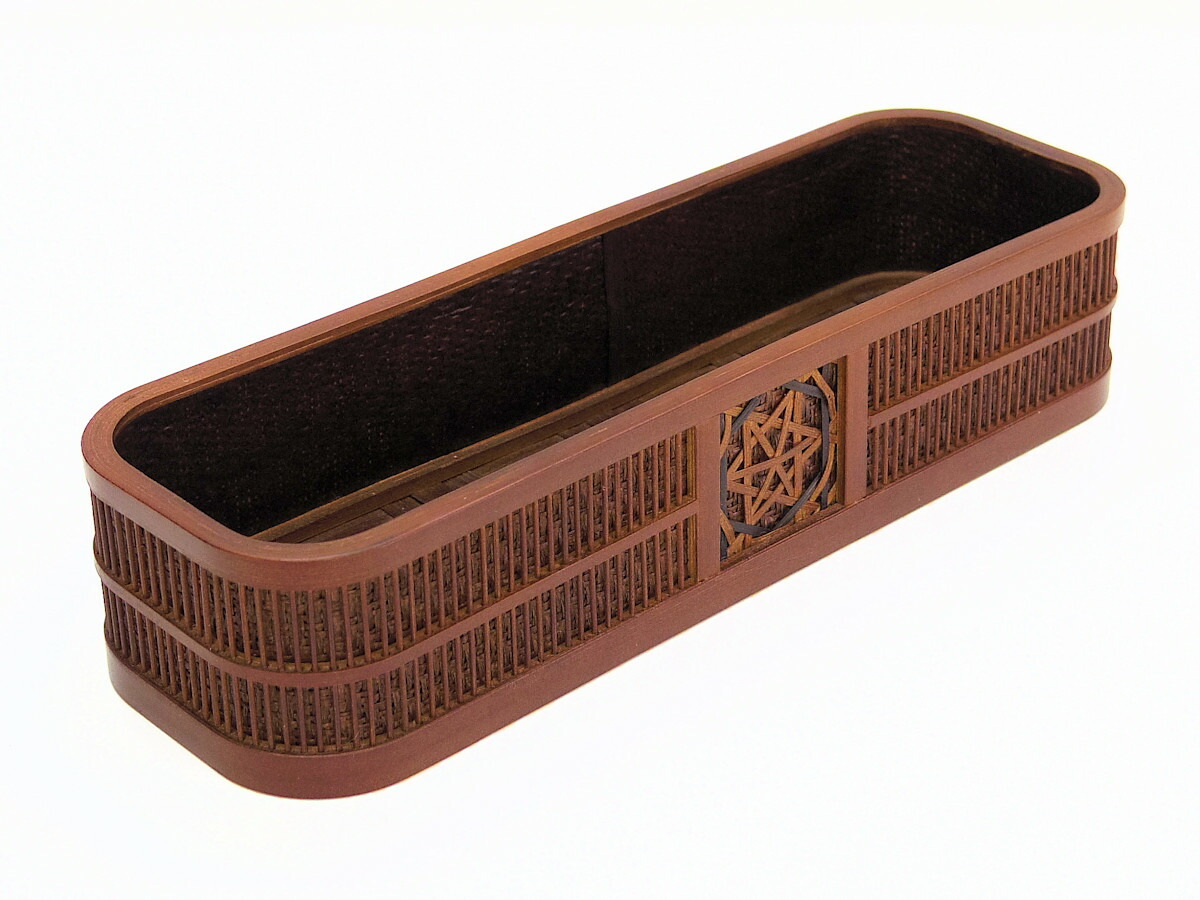 楽天市場】南部鈴竹で作ったしばた工芸の「お弁当篭（小物入れ）」（17