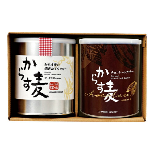 楽天市場】からす麦の焼きたてクッキーチョコレート1缶（箱入り