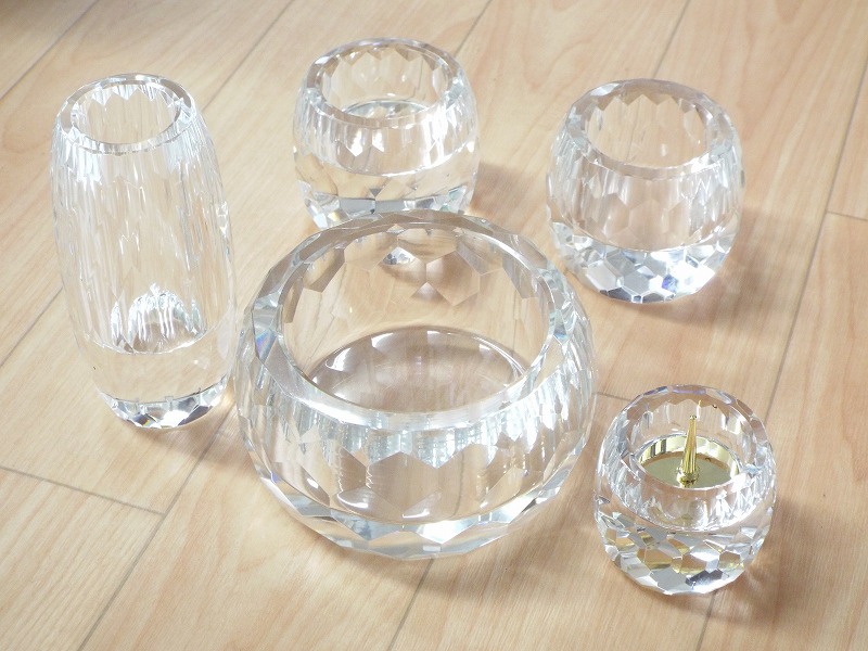 クリスタル仏具　クリヤー　３寸【smtb-KD】【2sp_120314_b】 12,960円