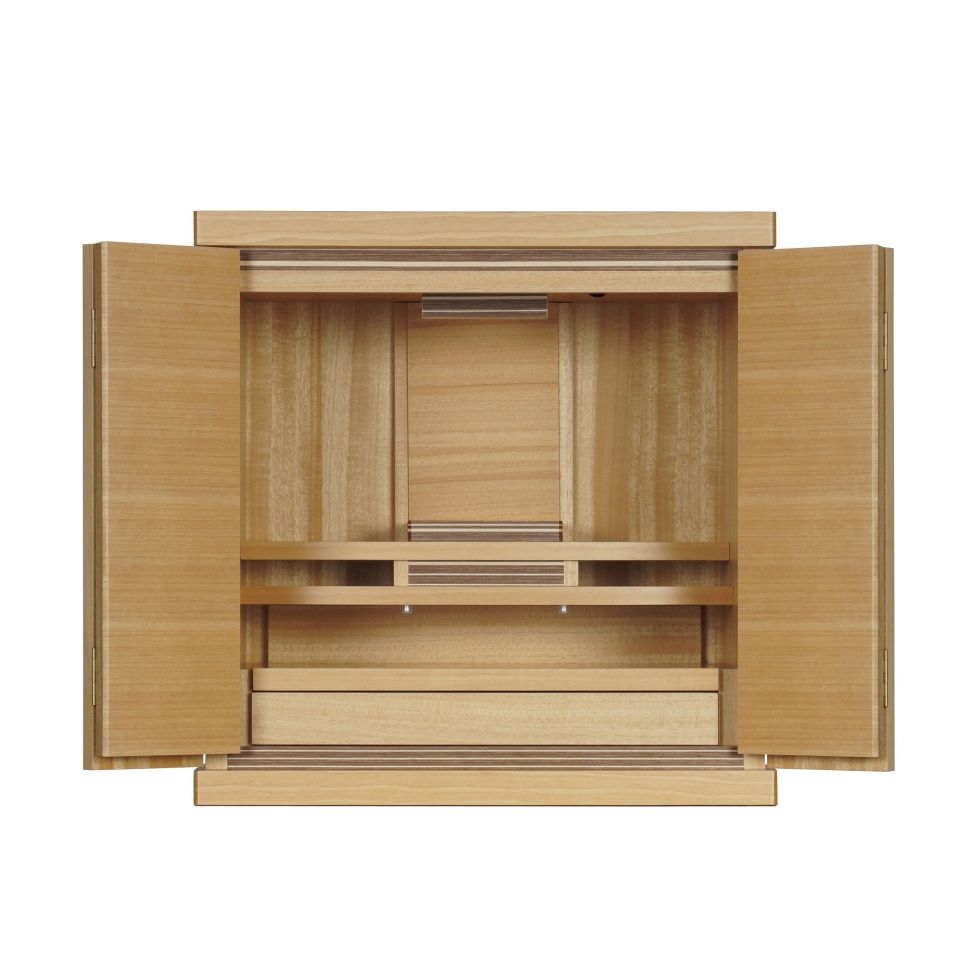 国産品 18号 ビーズ　シルバーハート材　[ミニ仏壇][家具調仏壇][モダン仏壇][現代][小型上置型]【smtb-kD】 97,900円
