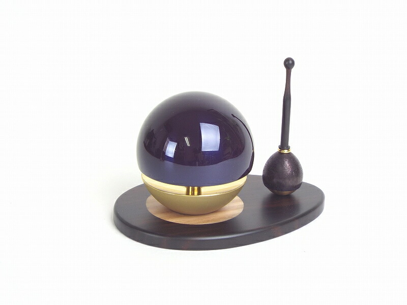 【仏具】1.8号 たまゆらりん　ネイビー3点セット りん おりん りんセット rin 国産 日本製 【smtb-KD】｜お仏壇の野田　店 11,963円