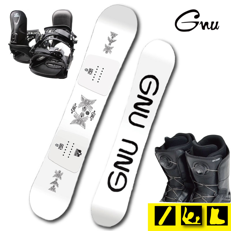 最終価格 24モデル 【 GNU グヌー RC C3】 三点セット　G3コア　C3キャンバー　マグネトラクション【154.5cm,】