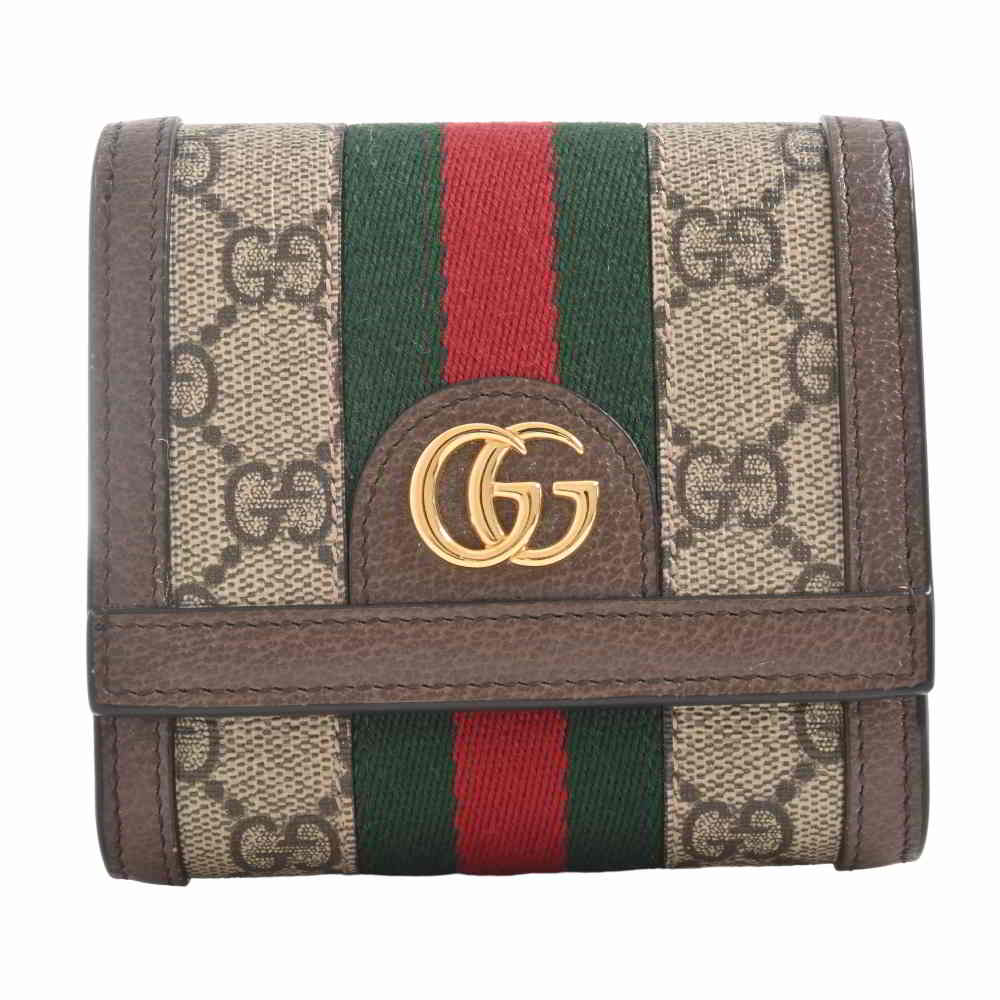 最新な Gucci グッチ オフィディア GGスプリーム シェリー 二つ折り