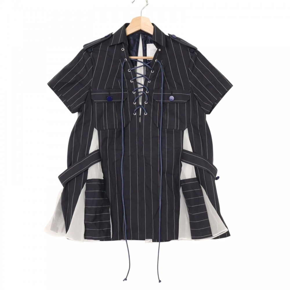 楽天市場】Sacai サカイ ワンピース 23AW 23-07001 Tweed Dress