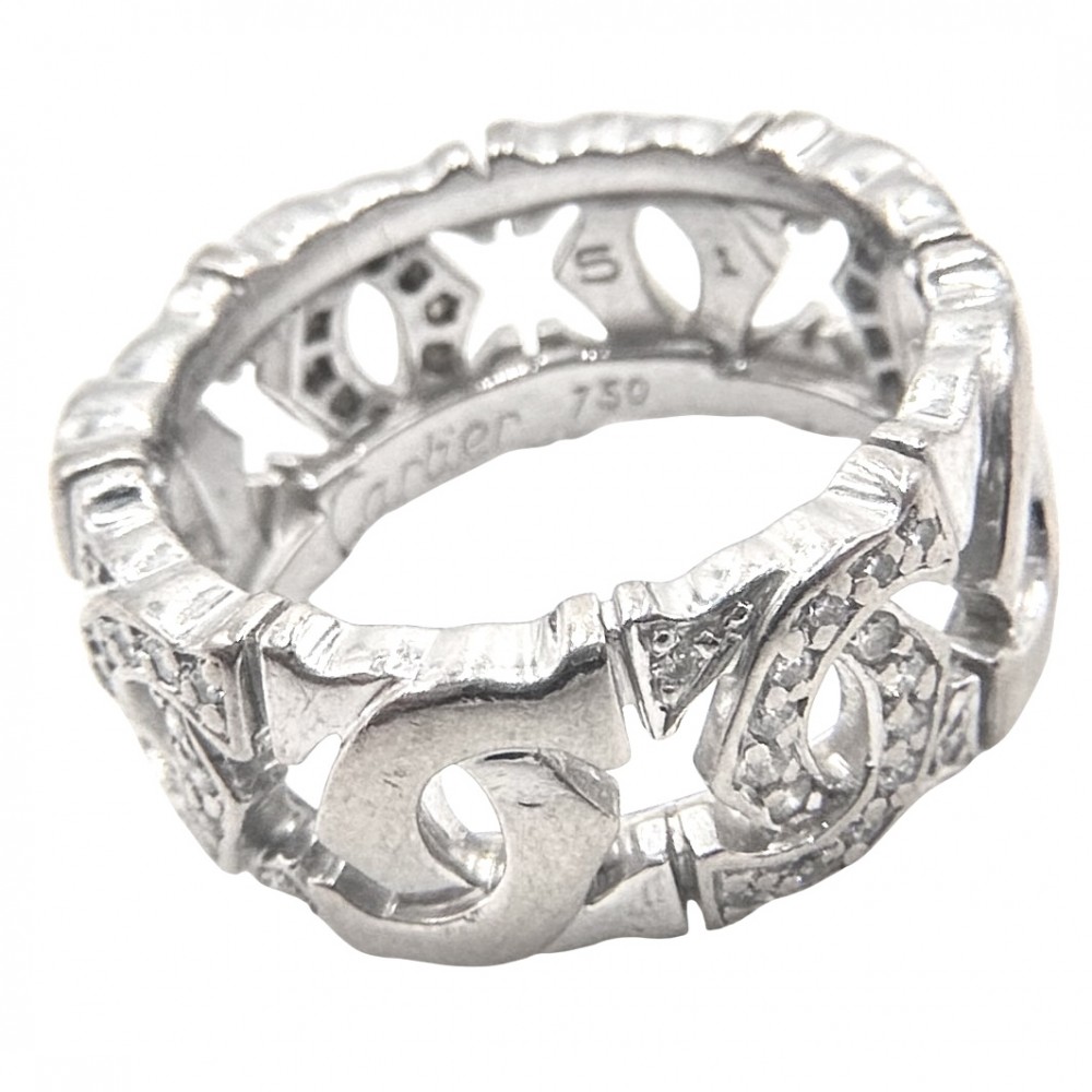 楽天市場】カルティエ アントルラセ リング 指輪 ダイヤモンド 750 9号