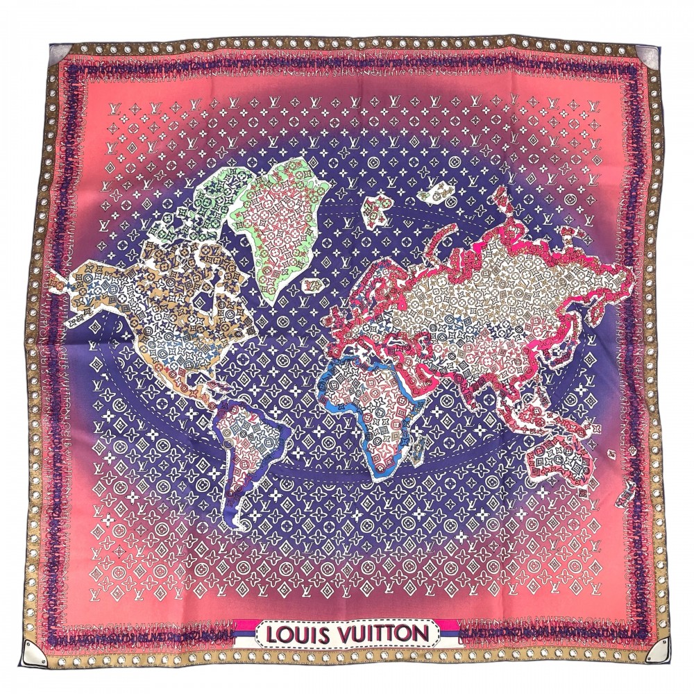 楽天市場】【中古】 ルイヴィトン カレ・ウェーブ 村上隆コラボ