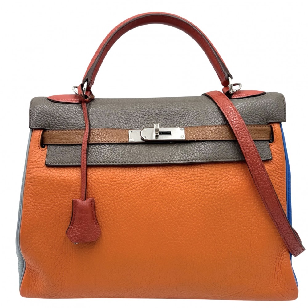 楽天市場】【HERMES】エルメス ケリー32 オーストリッチ チェスナッツ