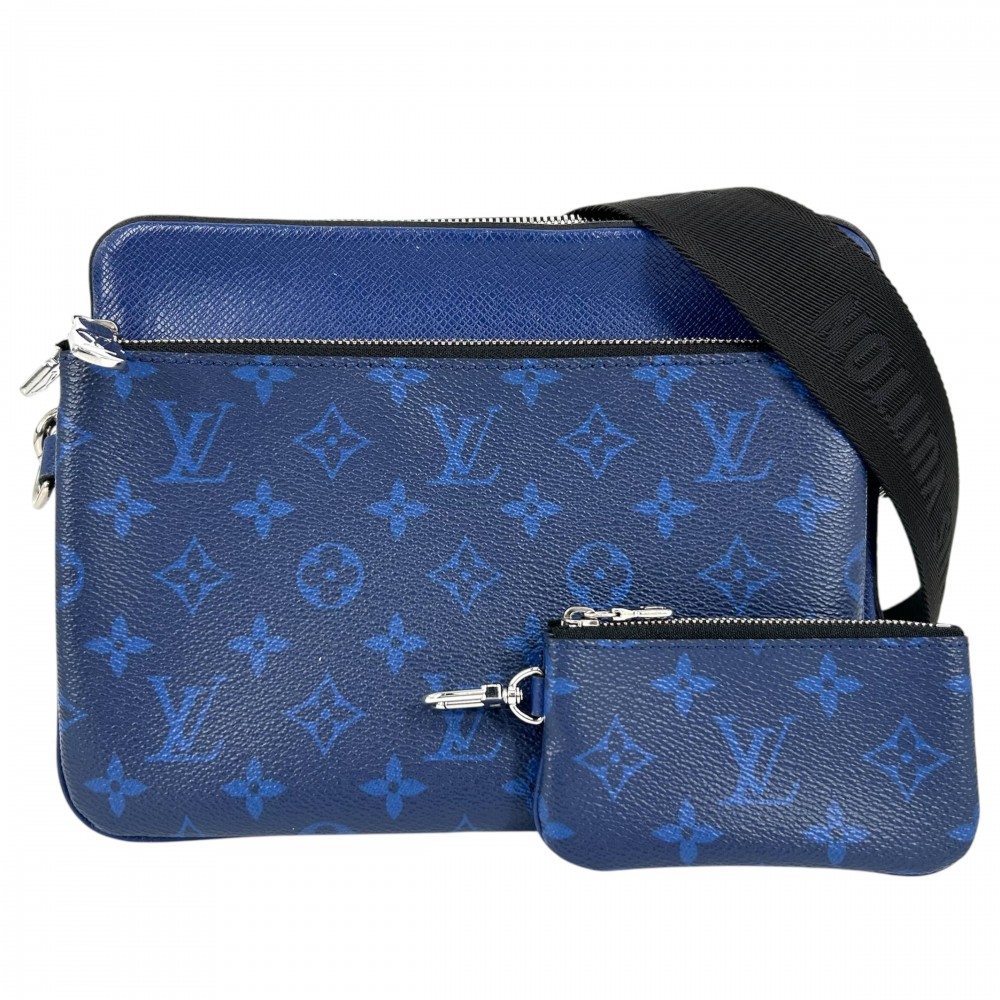 【極美品】ルイヴィトン　タイガラマ　アウトドアメッセンジャー PM　コバルト LOUIS VUITTON - ルイ・ヴィトン アウトドアメッセンジャーPM