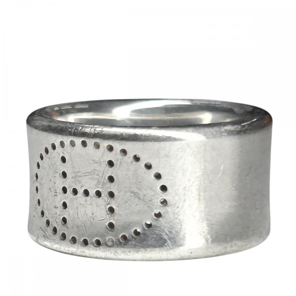 楽天市場】エルメス HERMES 指輪 リング ルーリー レッド系xシルバー