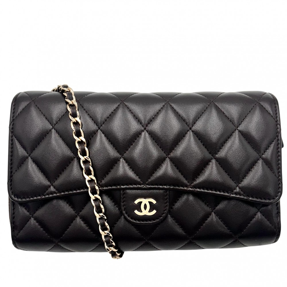 シャネル　パテント　長財布　エナメル　チェーンウォレット　ショルダーバッグ 楽天市場】【財布】CHANEL シャネル メイクアップ ライン