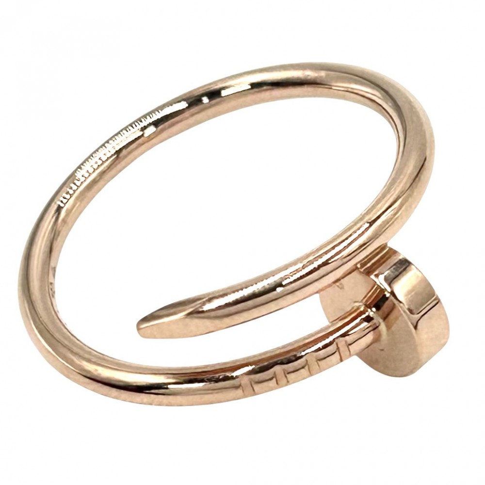 Cartier カルティエ　ジュストアンクル　リング　　#56　PG カルティエジュストアンクル ダイヤ #56 レディース K18ピンク