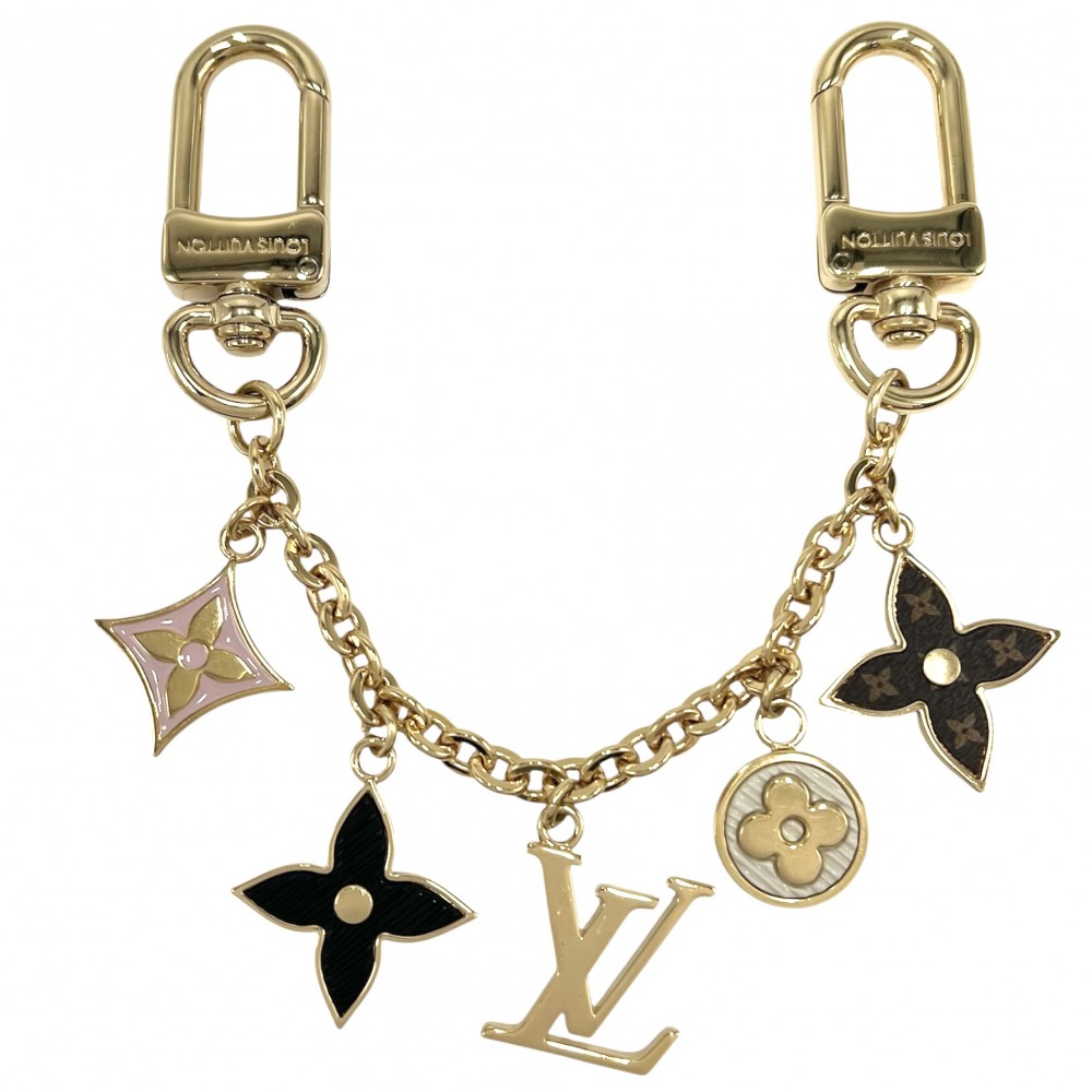Louis Vuitton ロゴチャーム フリンジ付き LOUIS VUITTON - ルイヴィトン ペンダントトップ LV ロゴ