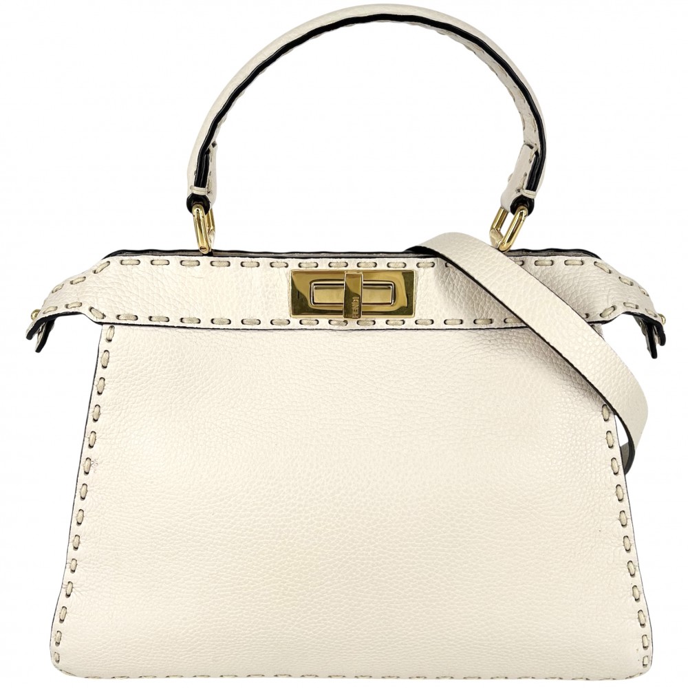 新品同様【フェンディ】ピーカブー　アイシーユー　スモール　2way ハンドバッグ 楽天市場】【未使用品】FENDI フェンディ ピーカブー アイシー