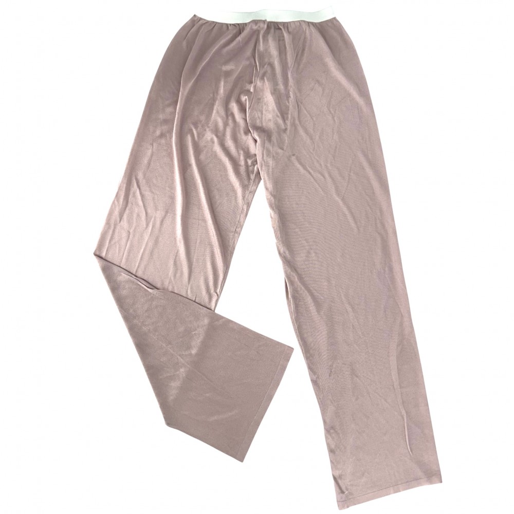 【大売出し】 マルタンマルジェラ パンツ レディース Maison Margiela メゾンマルジェラ セミシアートラウザーパンツ ワイドパンツ ボトムス 服 アパレル ステッチ MARTIN MARGIELA S S51KA0577 ピンク レーヨン オールシーズン 美品【中古品】|VINTAGE BRAND TOKYO