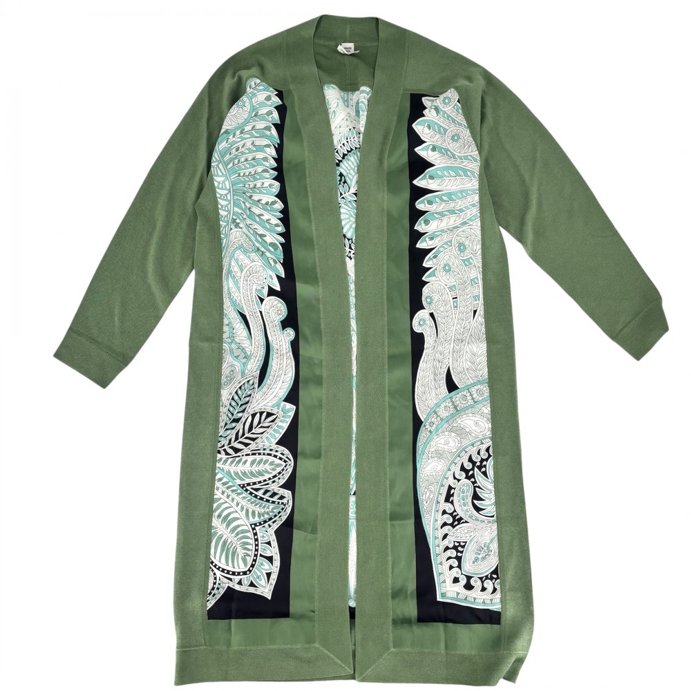 HERMES エルメス シルクコットン カーディガン ニット ドッキング HERMES エルメス シルクコットン カーディガン ニット ドッキング