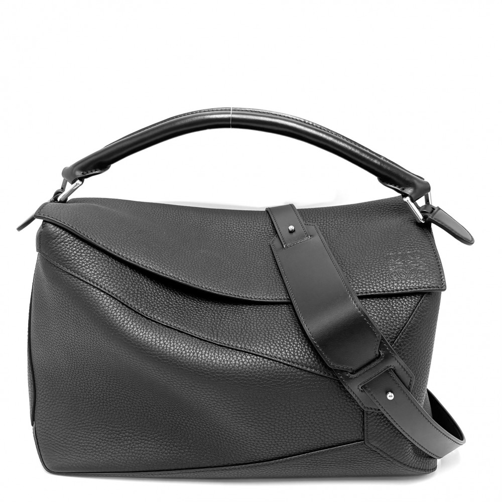 楽天市場】【美品】ロエベ 【LOEWE】 パズルバッグ XL ブラック