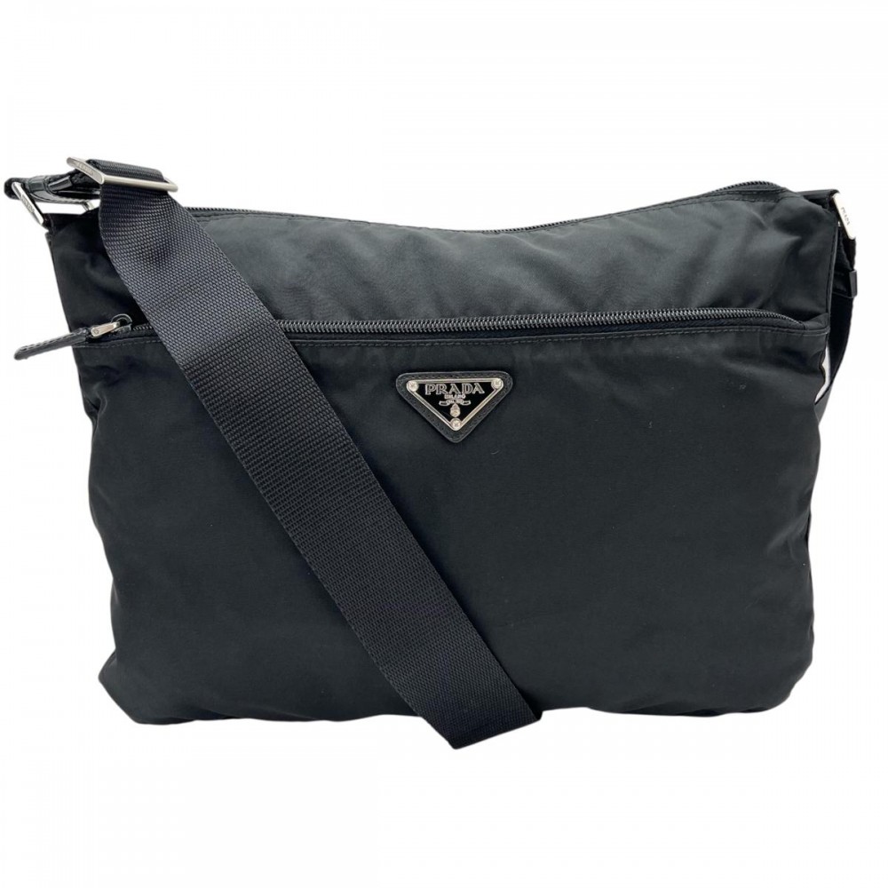 楽天市場】【美品】プラダ 【PRADA】 エンボスロゴ レザー ショルダー