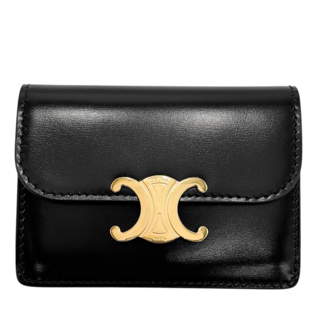 楽天市場】CELINE(セリーヌ) ジップ付きカードホルダー キュイル