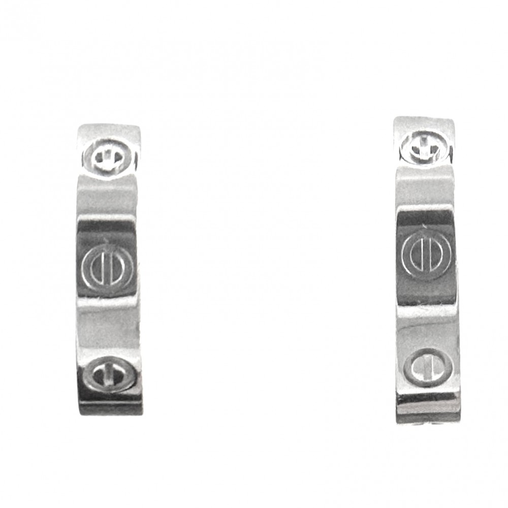 カルティエ　ダイヤピアス　片耳 楽天市場】【Cartier】 カルティエ クラシック フープ ダイヤモンド