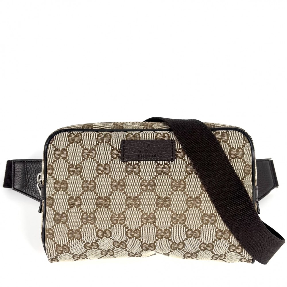 楽天市場】【超美品】 GUCCI グッチ GGキャンバス ウエストバッグ