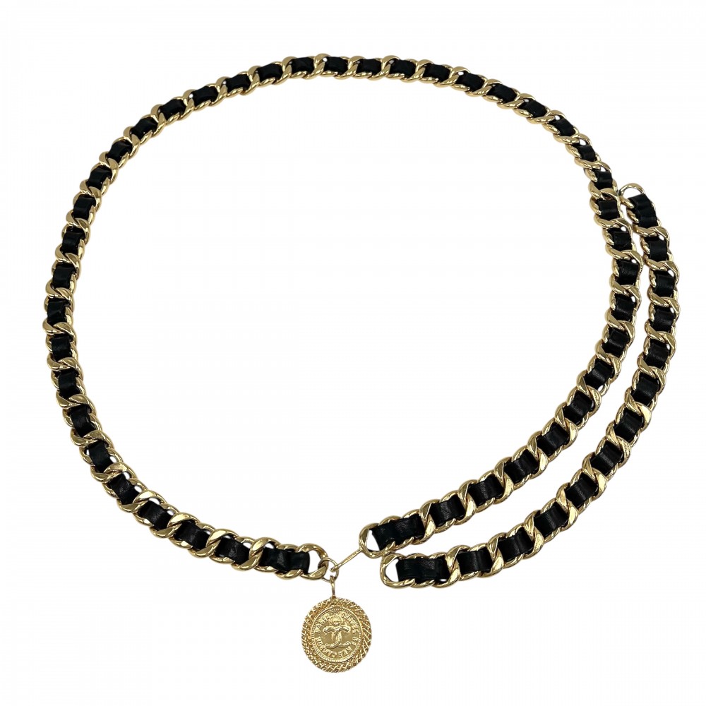 ヴィンテージ　CHANEL チェーンベルト＆ネックレス 中古・古着通販】CHANEL (シャネル) チェーンベルトネックレス
