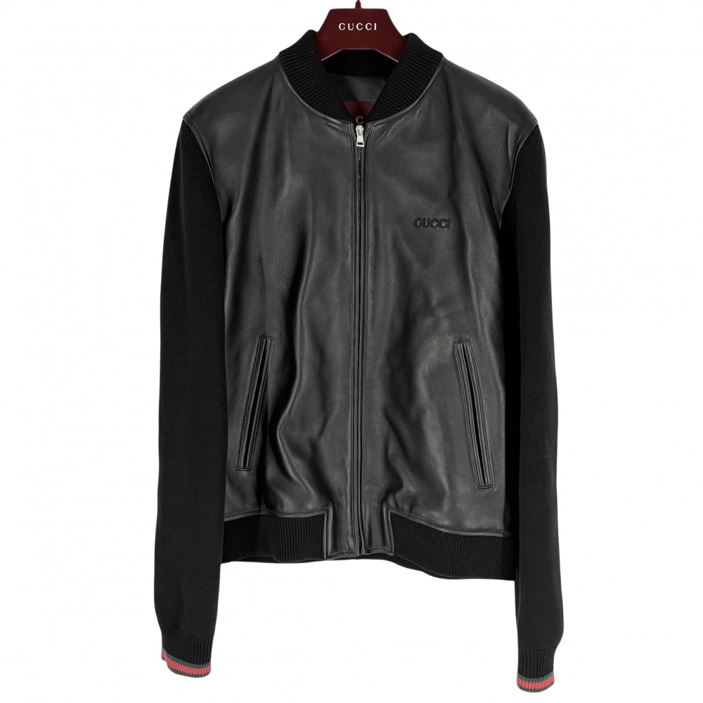 gucci ブルゾン　ナイロンジャケット 楽天市場】【グッチ】Gucci DIY メンズ レザー タイガー ボンバー
