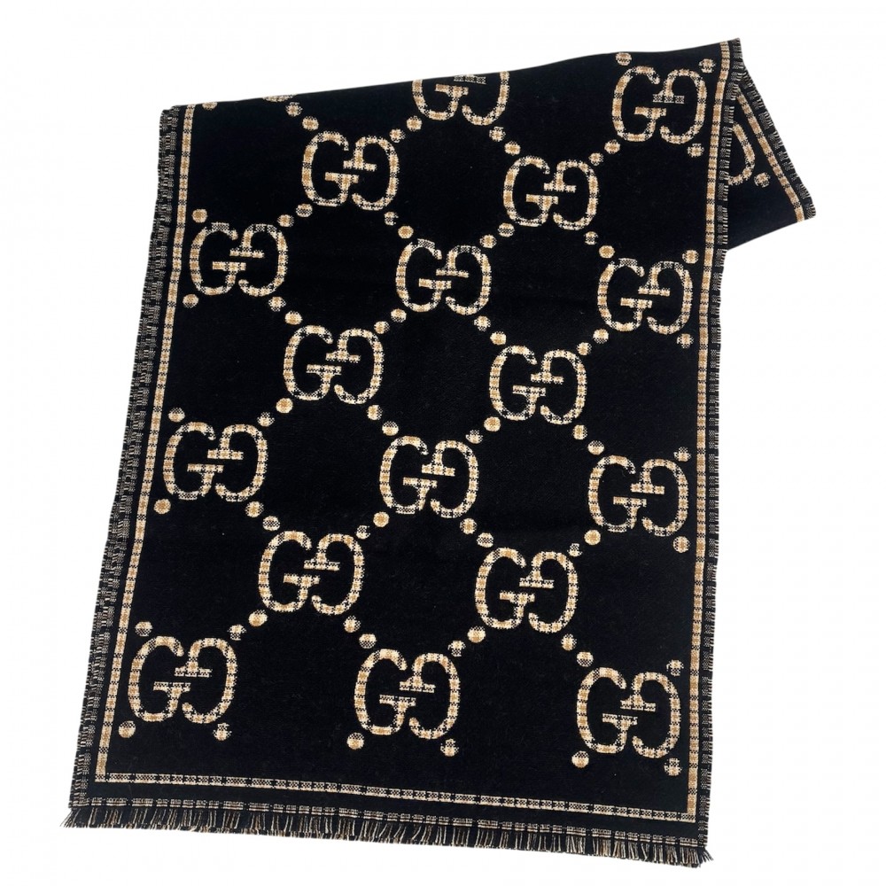 グッチ　GUCCI　ネックウォーマー　ネックマフラー　gg柄　ネオプレン　L 楽天市場】グッチ GUCCI ネックウォーマー GG柄/ネオプレン ブラック