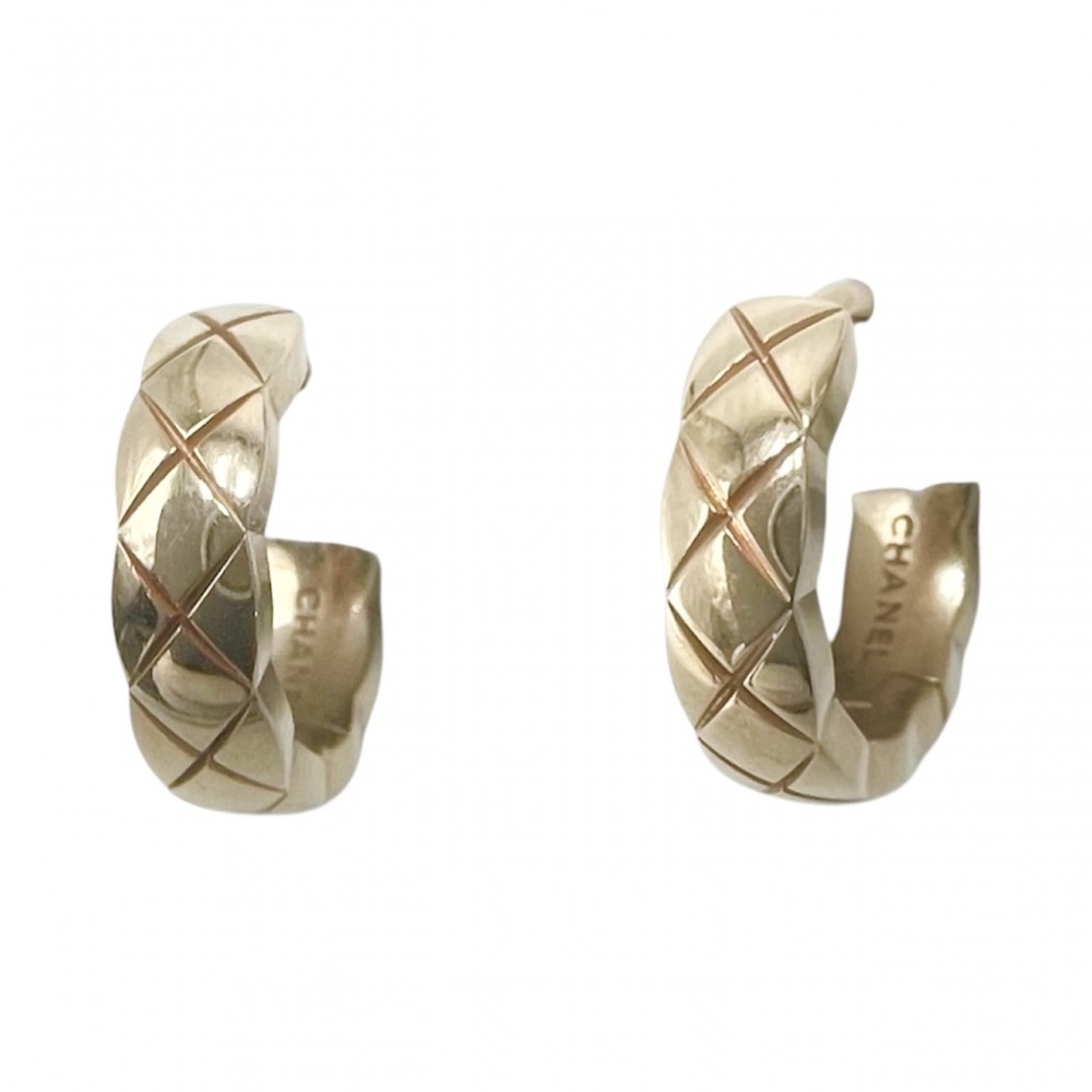 ア*ラ様 シャネル 24K マトラッセ ココマーク ピアス ア*ラ様 シャネル 24K マトラッセ ココマーク ピアス ア*ラ様 シャネル