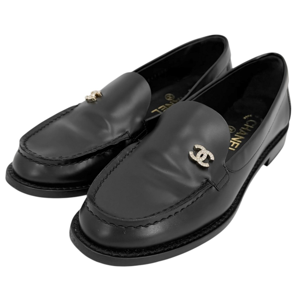 CHANEL シャネル ローファー パテントレースアップシューズ エナメル 36 楽天市場】【靴】CHANEL シャネル ローファー レースアップシューズ