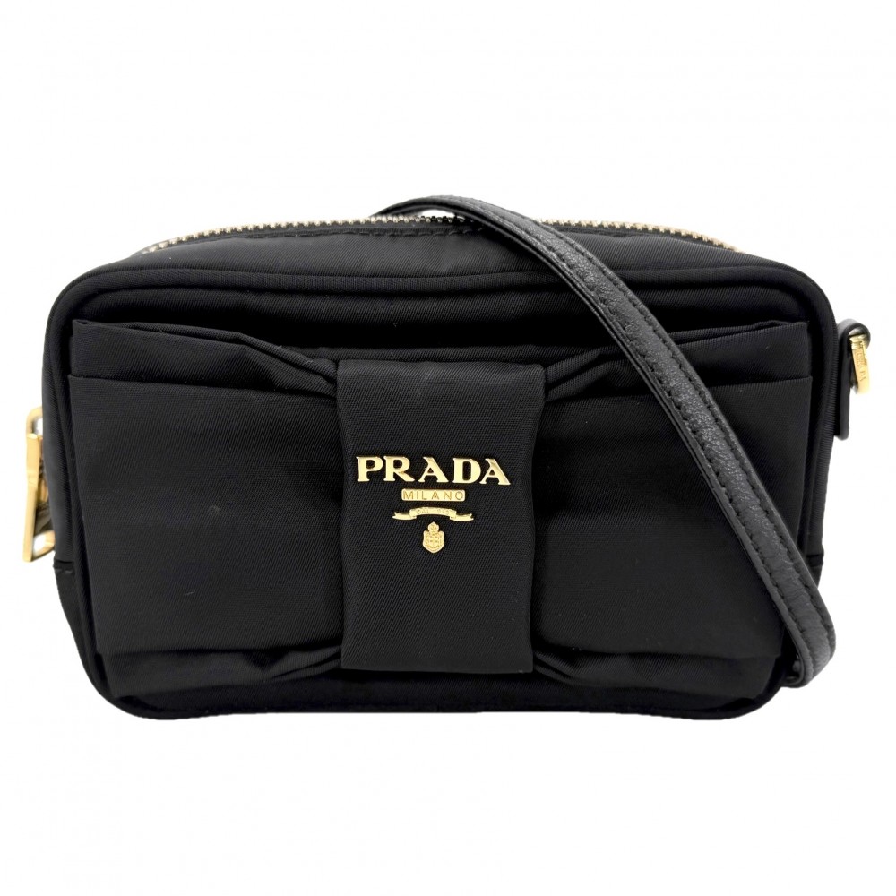 楽天市場】PRADA プラダ リボン ショルダーバッグ ポシェット 斜め掛け