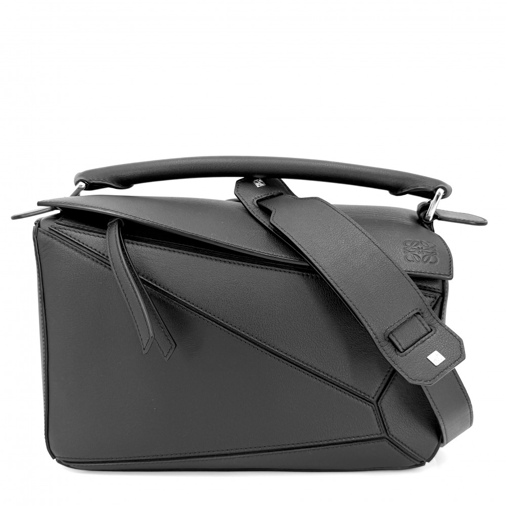 楽天市場】【美品】ロエベ 【LOEWE】 パズルバッグ XL ブラック