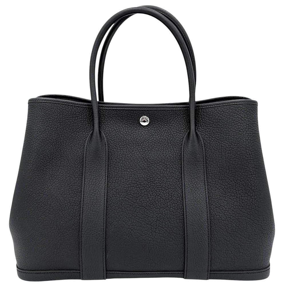 【大売出し】 エルメス ハンドバッグ レディース ガーデンパーティPM トートバッグ HERMES Y レザー ブラック 黒 シルバー金具2020年【中古品】|VINTAGE BRAND TOKYO