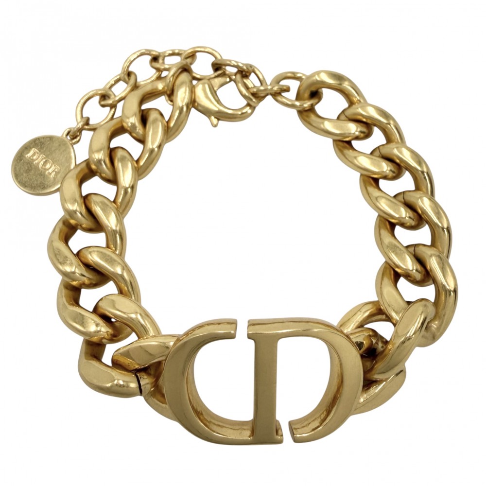 【エントリーでポイント10倍】 ディオール ブレスレット レディース 30 モンテーニュ アクセサリー アジャスター付き Montaigne Dior B1630MTGMT ゴールド 美品【中古品】