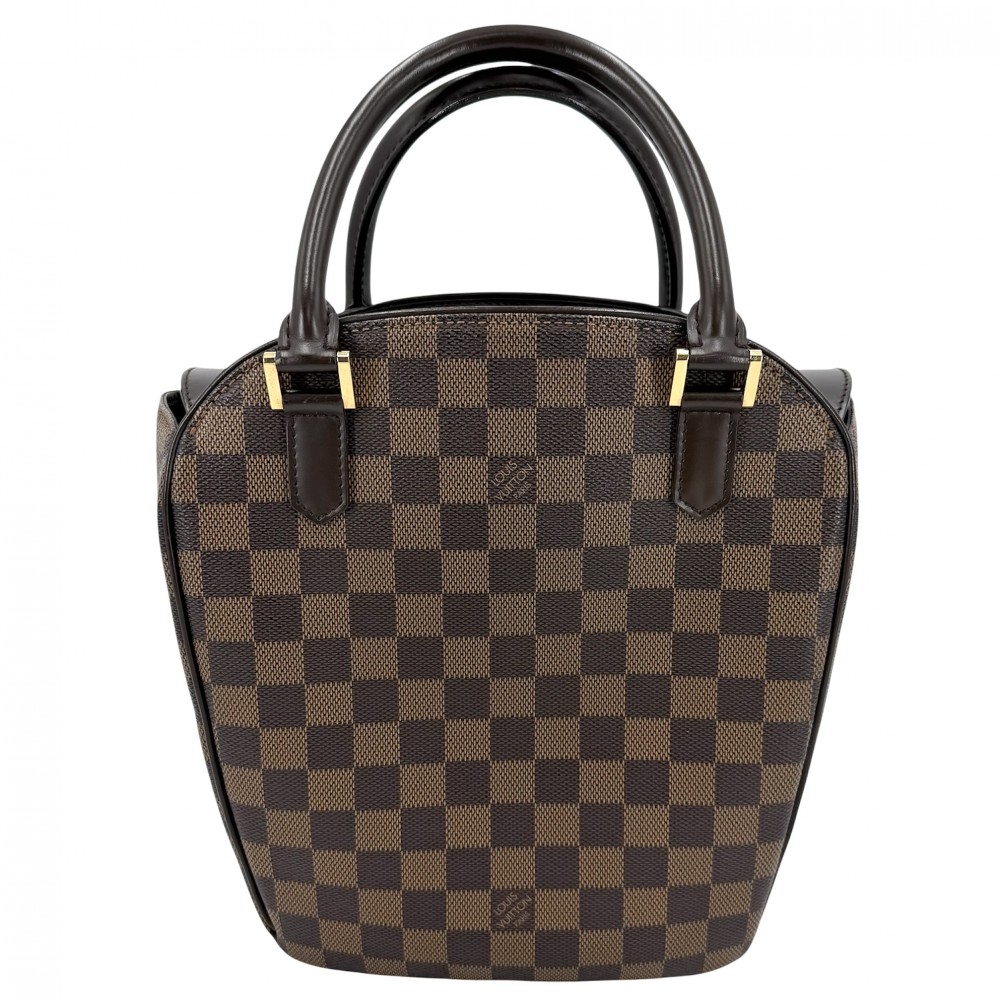 【エントリーでポイント10倍】 ルイヴィトン ハンドバッグ レディース サリアソー LOUIS VUITTON N51284 ダミエキャンバス ブラウン 茶 ゴールド金具【中古品】