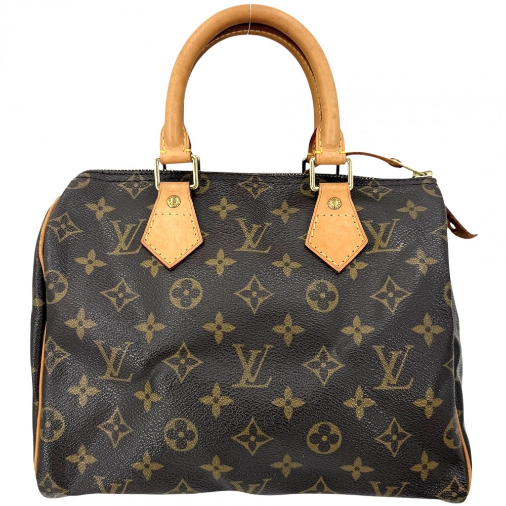 ルイヴィトン ハンドバッグ レディース モノグラム スピーディ25 ミニボストンバッグ Speedy25 LOUIS VUITTON M41109 ブラウン 茶 ゴールド金具【中古品】