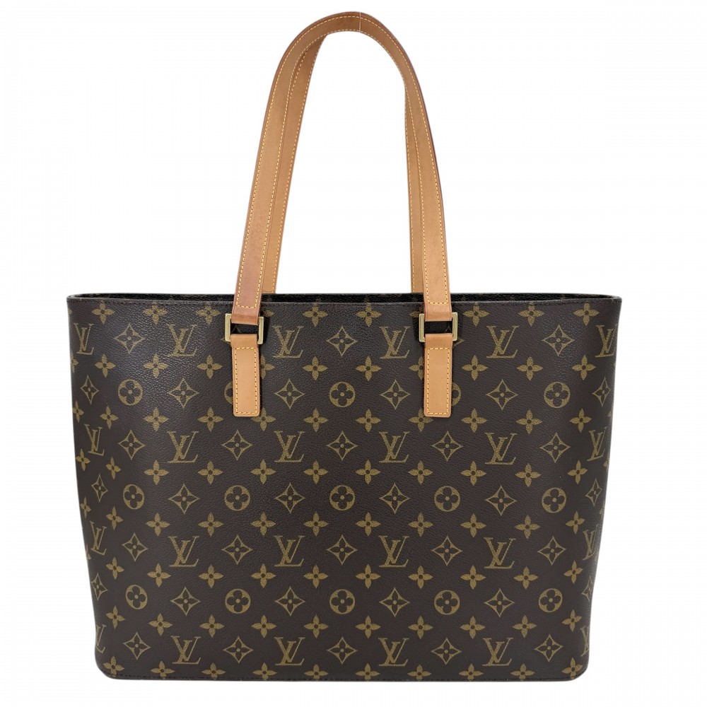 ルイヴィトン トートバッグ レディース モノグラム ルコ ハンドバッグ 肩掛け LOUIS VUITTON M51155 モノグラムキャンバス ブラウン 茶 ゴールド金具【中古品】