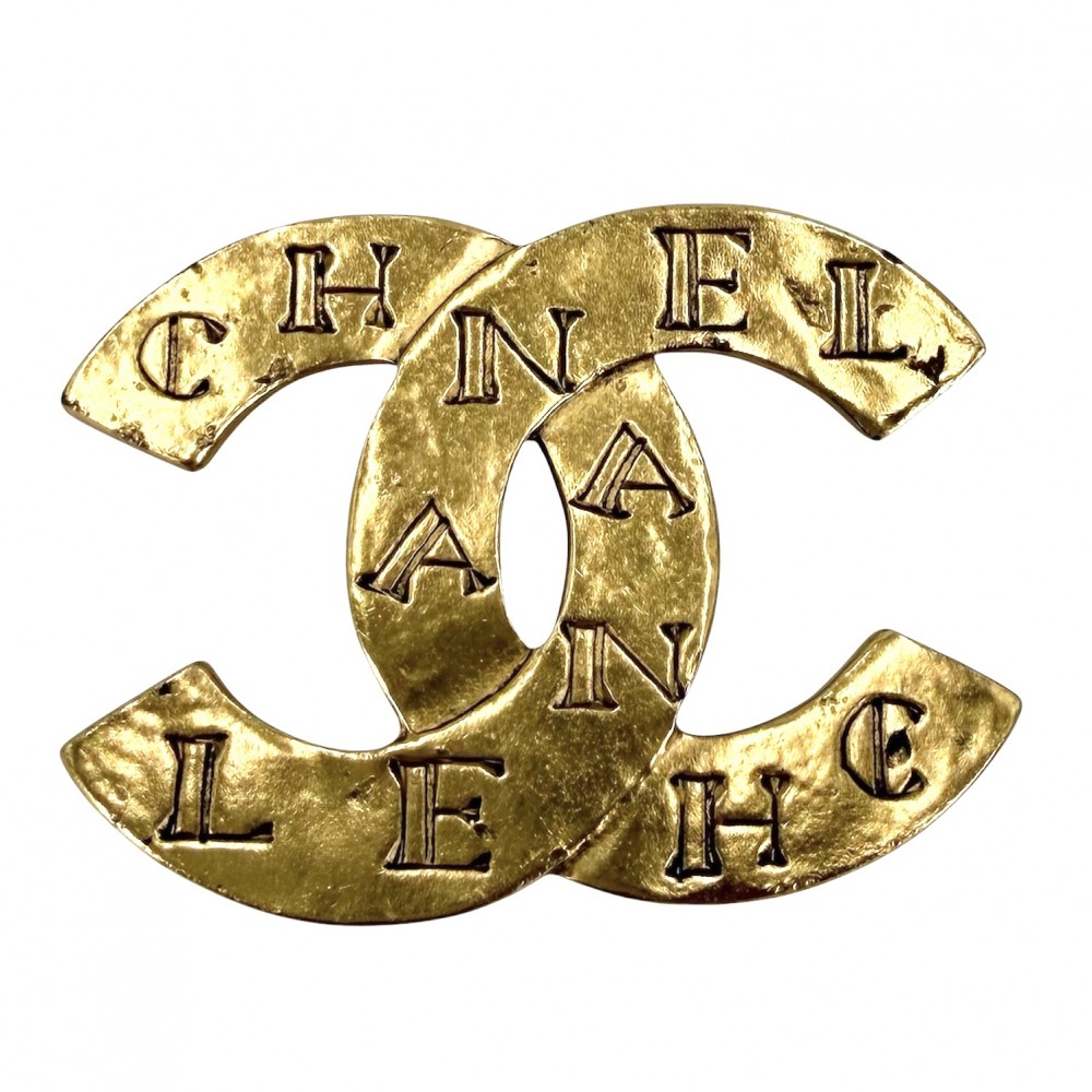 【大売出し】 シャネル ブローチ レディース ロゴ ココマーク アクセサリー ヴィンテージ CHANEL GP 99A ゴールド 約7.4g1999年【中古品】｜VINTAGE BRAND TOKYO