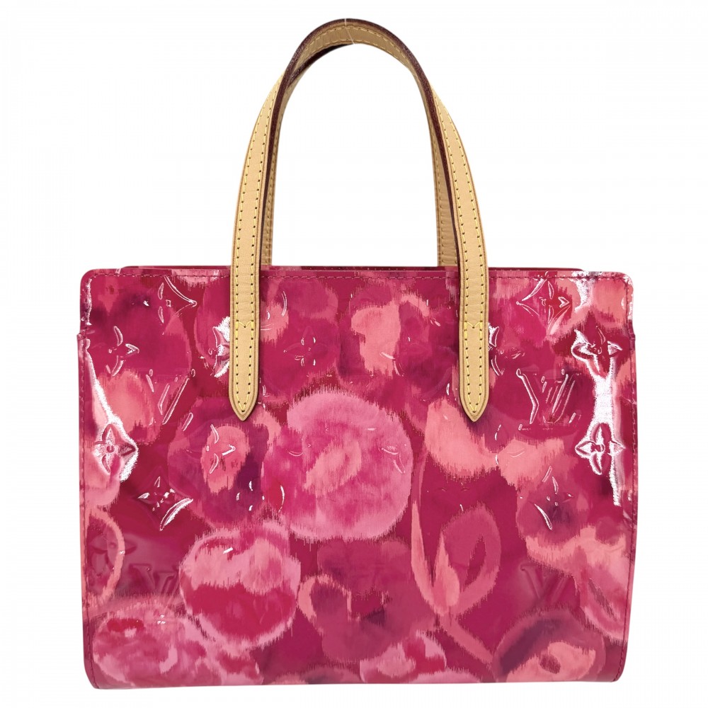 【大売出し】 ルイヴィトン ハンドバッグ レディース モノグラムヴェルニ カタリーナBB フラワーイカット LOUIS VUITTON M90039 ピンク ゴールド金具【中古品】｜VINTAGE BRAND TOKYO 82,000円