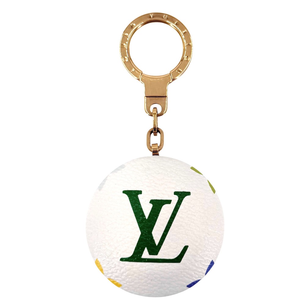 【大売出し】 ルイヴィトン キーホルダー レディース アストロ ピル バッグチャーム 小物 LOUIS VUITTON M51911 モノグラムマルチカラー ホワイト 白 マルチカラー ゴールド金具 美品【中古品】|VINTAGE BRAND TOKYO